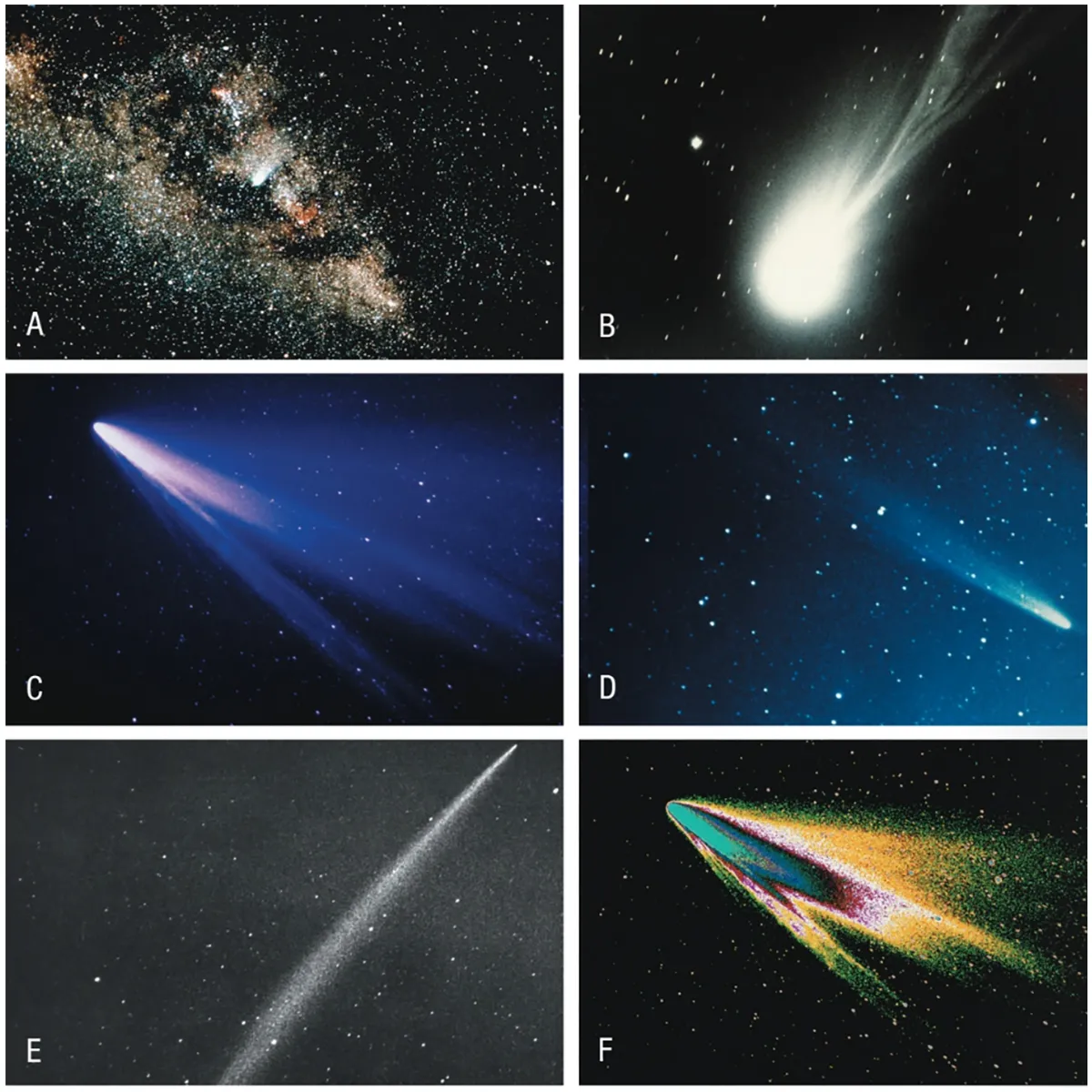 Various comet photos